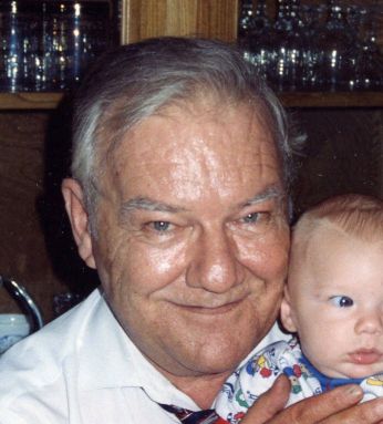 Dick in 1993 with grandson Will Venden